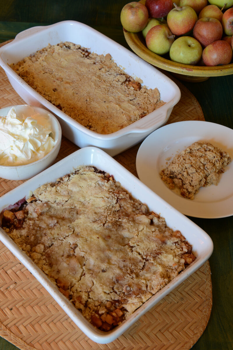 Dar Blili’s-Crumble aux pommes