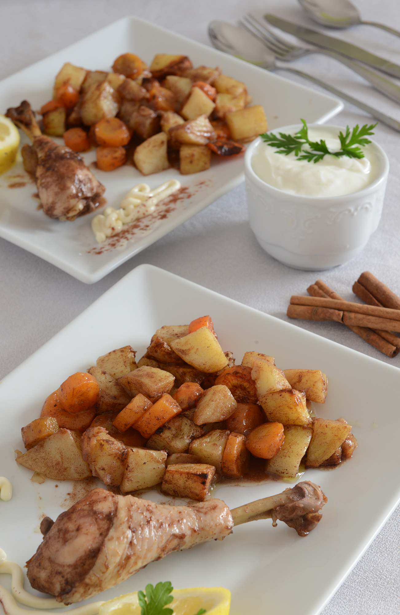 Poulet à la cannelle