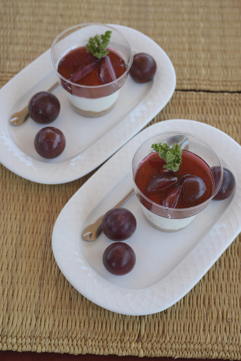 Verrine cheesecake aux fraises-Dar Ben Jaballah